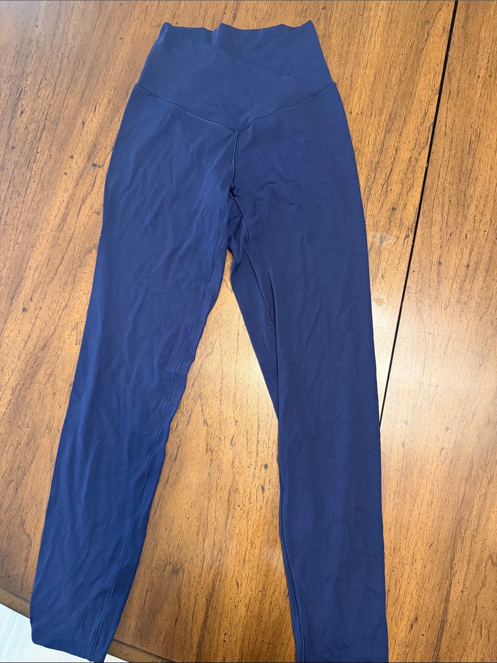 Arie Offline Crossover High-Waist Navy Leggings